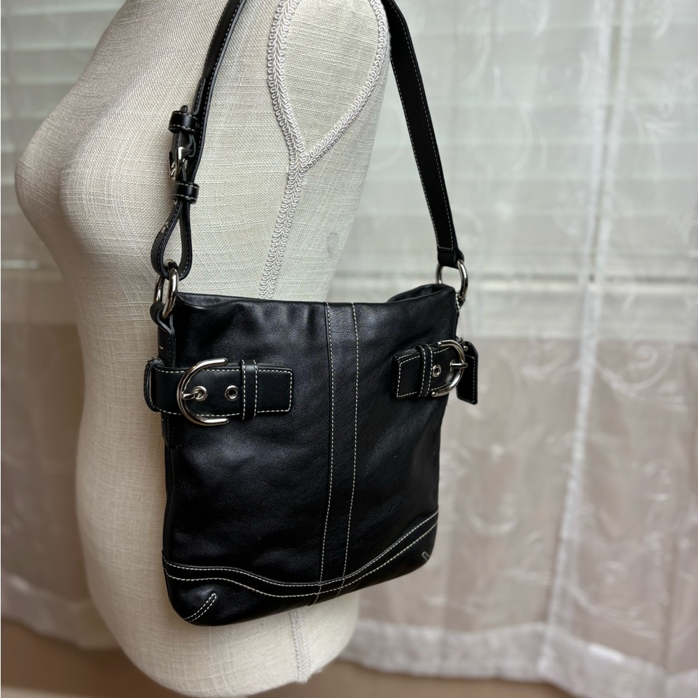 Coach Black Shoulder Bag - Picture 4 of 14